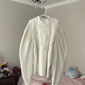 Fancy knitted top